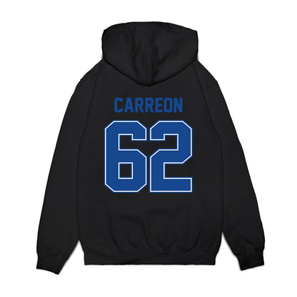 Boise State - NCAA Football : Roger Carreon - Vintage Helmet Premium Hooded Sweatshirt-1