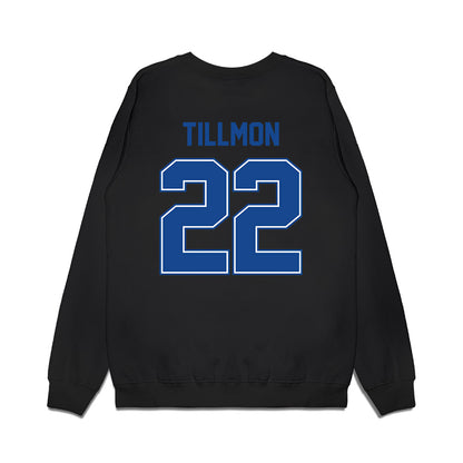 Boise State - NCAA Football : Roman Tillmon - Vintage Helmet Premium Crewneck Sweatshirt-1