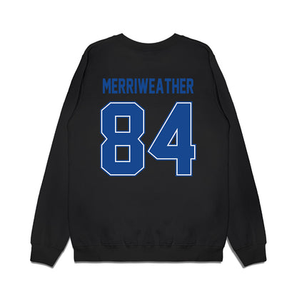 Boise State - NCAA Football : Zamondre Merriweather - Vintage Helmet Premium Crewneck Sweatshirt-1