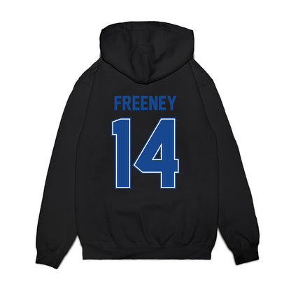 Boise State - NCAA Football : Demetrius Freeney - Vintage Helmet Premium Hooded Sweatshirt-1