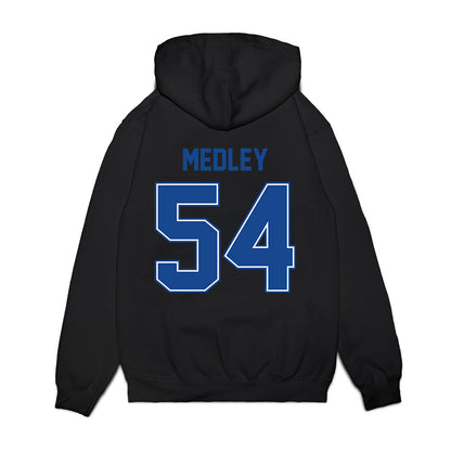 Boise State - NCAA Football : Adonte Medley - Vintage Helmet Premium Hooded Sweatshirt-1
