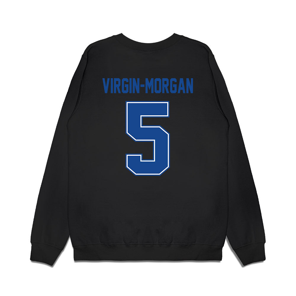 Boise State - NCAA Football : Jayden Virgin-Morgan - Vintage Helmet Premium Crewneck Sweatshirt-1