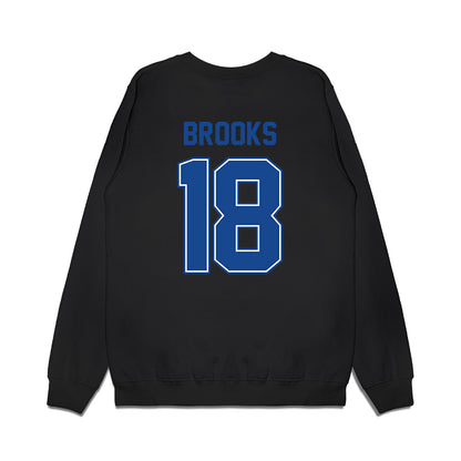 Boise State - NCAA Football : Sam Brooks - Vintage Helmet Premium Crewneck Sweatshirt-1