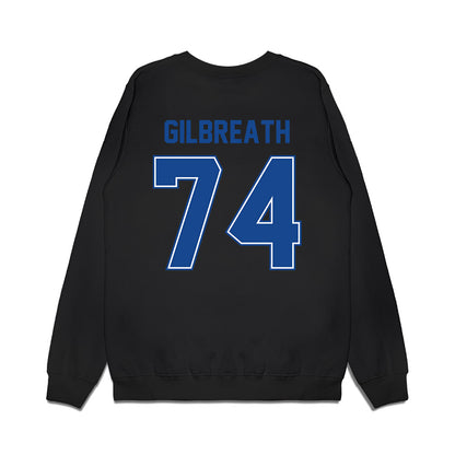 Boise State - NCAA Football : Connor Gilbreath - Vintage Helmet Premium Crewneck Sweatshirt-1