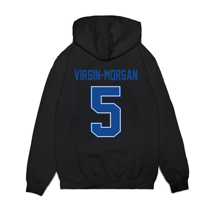Boise State - NCAA Football : Jayden Virgin-Morgan - Vintage Helmet Premium Hooded Sweatshirt-1