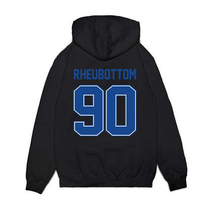 Boise State - NCAA Football : Drew Rheubottom - Vintage Helmet Premium Hooded Sweatshirt-1