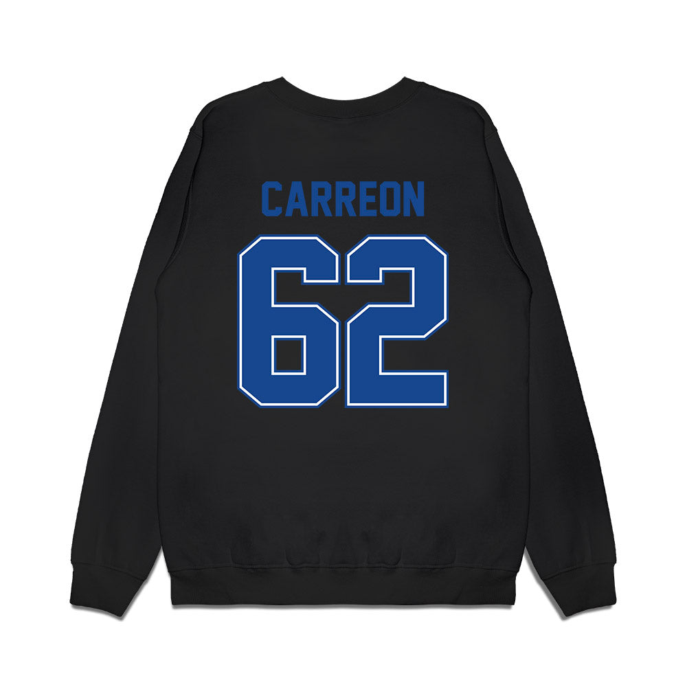 Boise State - NCAA Football : Roger Carreon - Vintage Helmet Premium Crewneck Sweatshirt-1