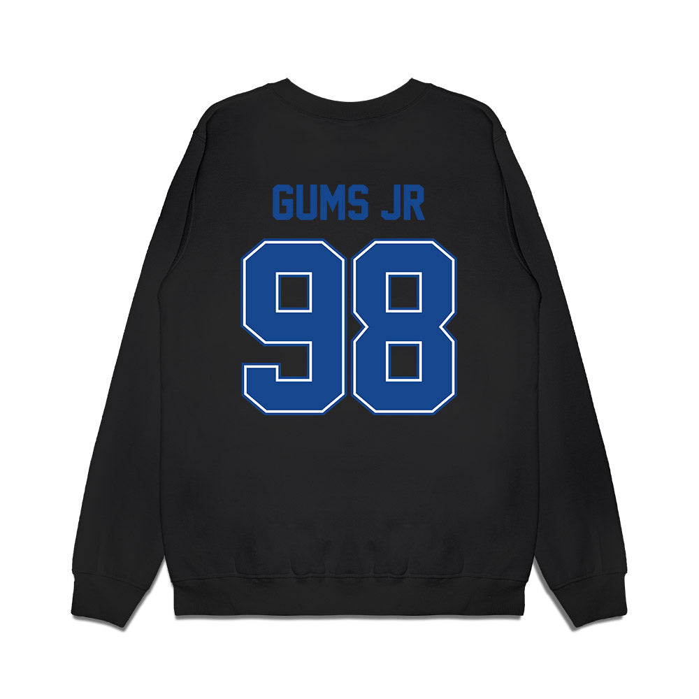 Boise State - NCAA Football : Herbert Gums Jr - Vintage Helmet Premium Crewneck Sweatshirt-1