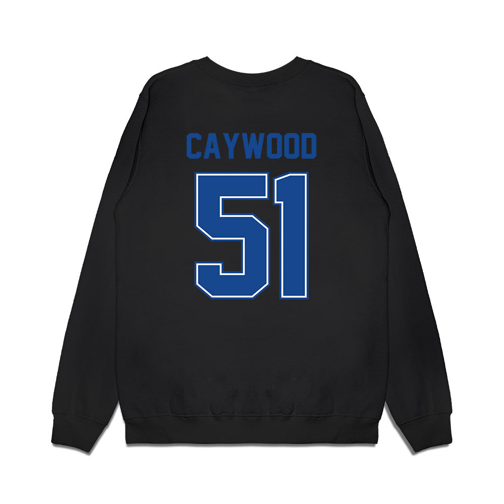 Boise State - NCAA Football : Roman Caywood - Vintage Helmet Premium Crewneck Sweatshirt-1