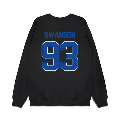Boise State - NCAA Football : Ryder Swanson - Vintage Helmet Premium Crewneck Sweatshirt-1