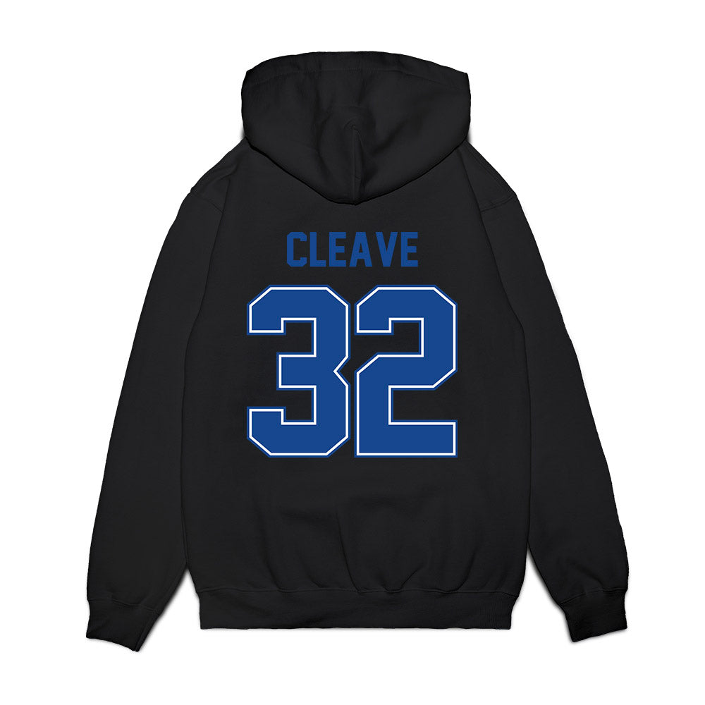 Boise State - NCAA Football : Bryce Cleave - Vintage Helmet Premium Hooded Sweatshirt-1