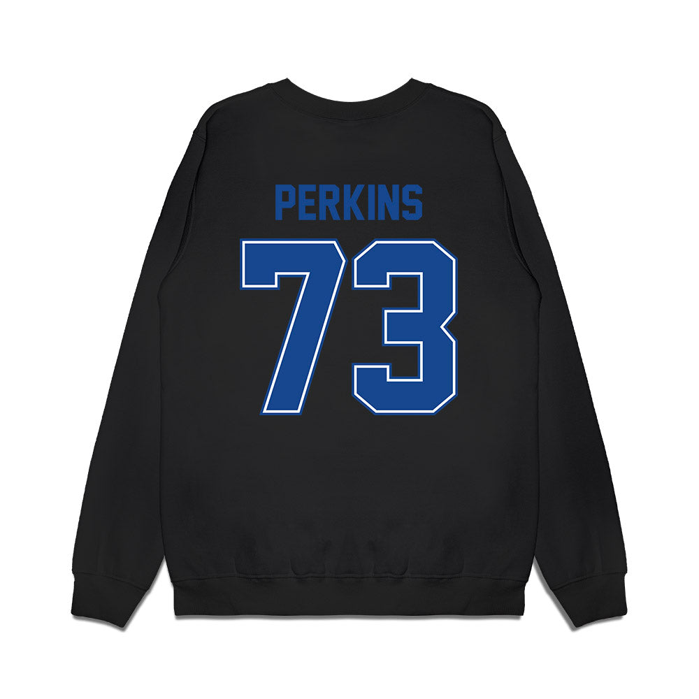 Boise State - NCAA Football : Parker Perkins - Vintage Helmet Premium Crewneck Sweatshirt-1