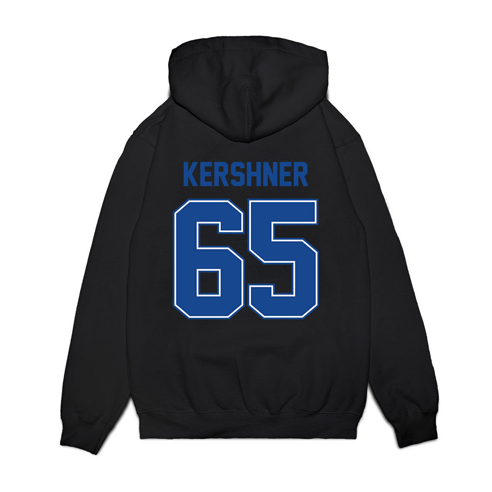 Boise State - NCAA Football : Ashton Kershner - Vintage Helmet Premium Hooded Sweatshirt-1