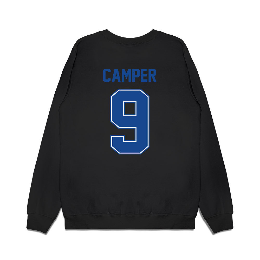 Boise State - NCAA Football : Cameron Camper - Vintage Helmet Premium Crewneck Sweatshirt-1