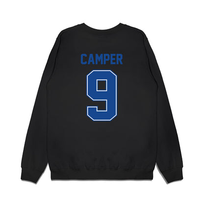 Boise State - NCAA Football : Cameron Camper - Vintage Helmet Premium Crewneck Sweatshirt-1