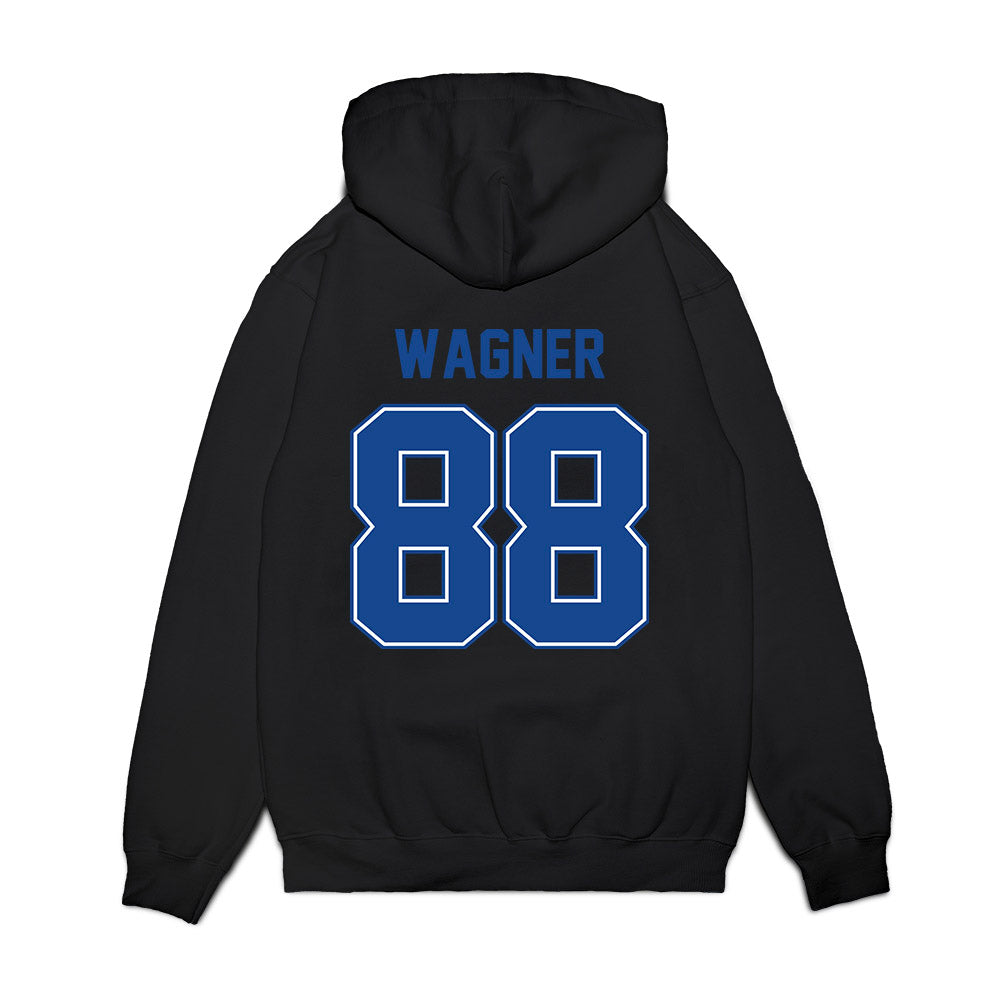 Boise State - NCAA Football : Matt Wagner - Vintage Helmet Premium Hooded Sweatshirt-1