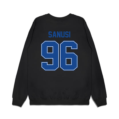 Boise State - NCAA Football : Lopez Sanusi - Vintage Helmet Premium Crewneck Sweatshirt-1