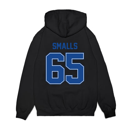 Boise State - NCAA Football : Hakeim Smalls - Vintage Helmet Premium Hooded Sweatshirt-1