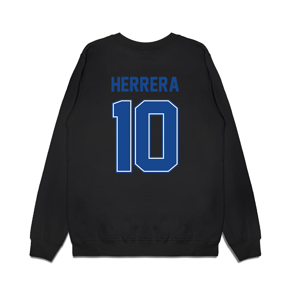 Boise State - NCAA Football : Cash Herrera - Vintage Helmet Premium Crewneck Sweatshirt-1