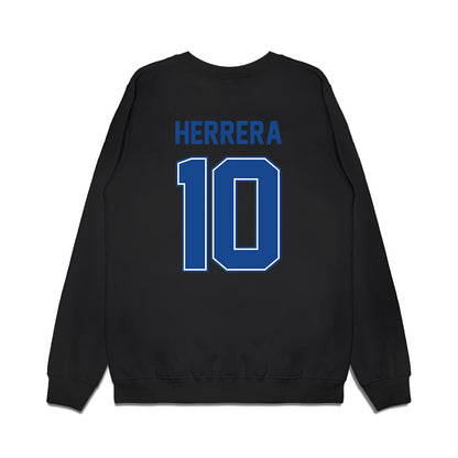 Boise State - NCAA Football : Cash Herrera - Vintage Helmet Premium Crewneck Sweatshirt-1