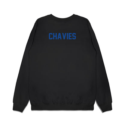 Boise State - NCAA Football : Keilan Chavies - Vintage Helmet Premium Crewneck Sweatshirt-1