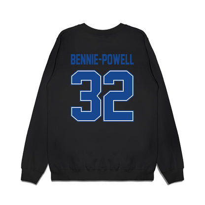 Boise State - NCAA Football : Taebron Bennie-Powell - Vintage Helmet Premium Crewneck Sweatshirt-1
