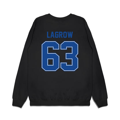 Boise State - NCAA Football : Connor LaGrow - Vintage Helmet Premium Crewneck Sweatshirt-1