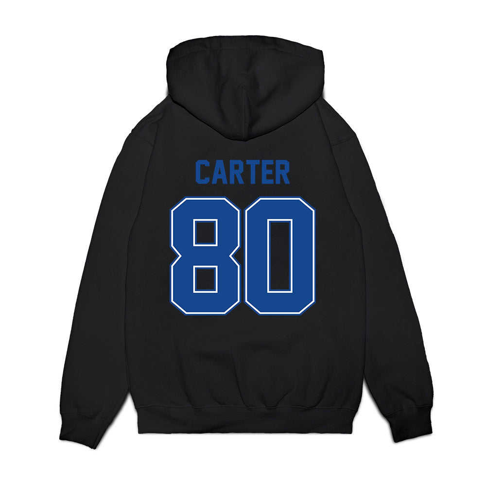 Boise State - NCAA Football : Romeo Carter - Vintage Helmet Premium Hooded Sweatshirt-1