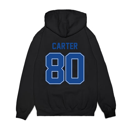 Boise State - NCAA Football : Romeo Carter - Vintage Helmet Premium Hooded Sweatshirt-1
