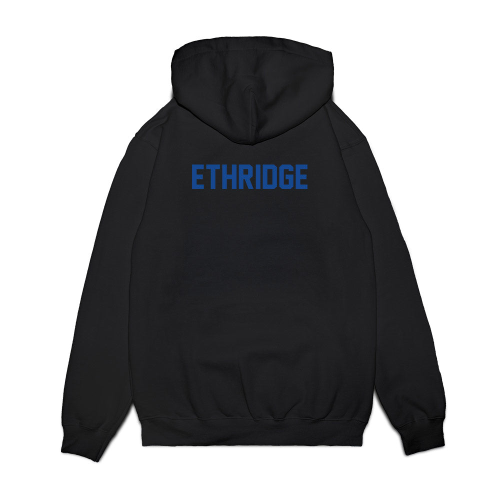 Boise State - NCAA Football : Tyler Ethridge - Vintage Helmet Premium Hooded Sweatshirt-1