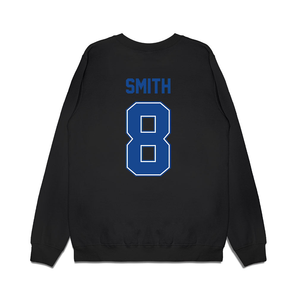Boise State - NCAA Football : Sherrod Smith - Vintage Helmet Premium Crewneck Sweatshirt-1