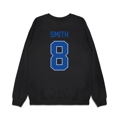 Boise State - NCAA Football : Sherrod Smith - Vintage Helmet Premium Crewneck Sweatshirt-1