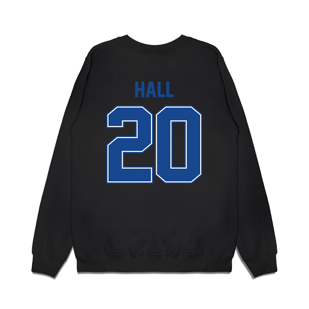 Boise State - NCAA Football : Kyle Hall - Vintage Helmet Premium Crewneck Sweatshirt-1