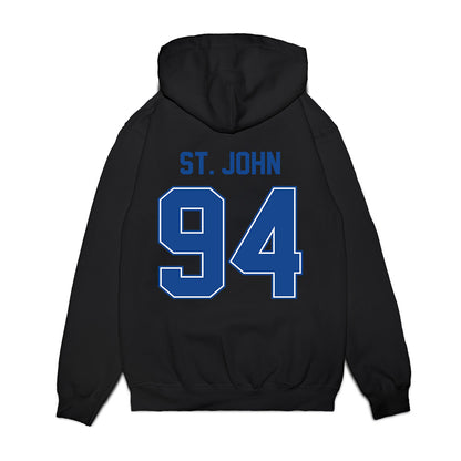 Boise State - NCAA Football : Paz St. John - Vintage Helmet Premium Hooded Sweatshirt-1