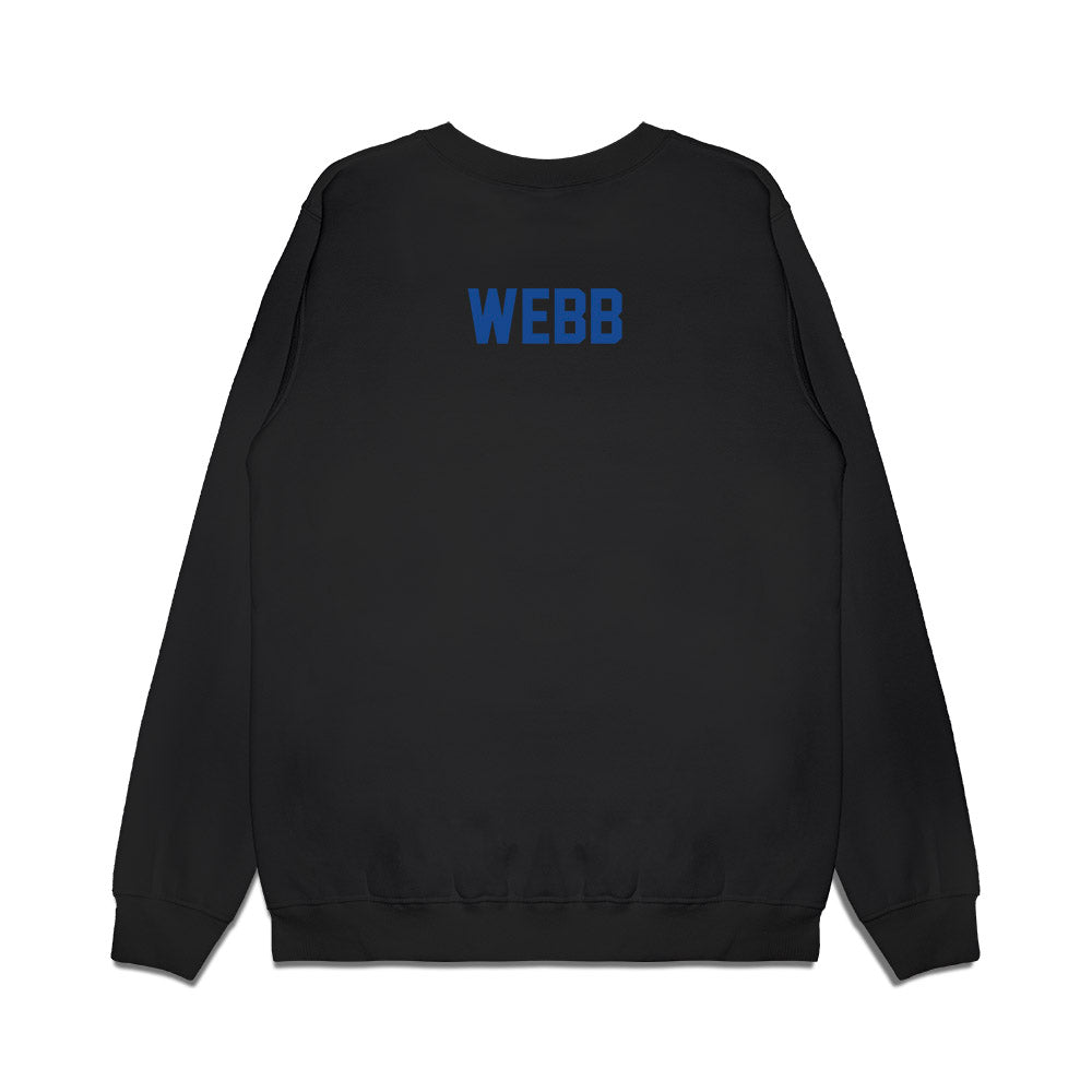 Boise State - NCAA Football : Corey Webb - Vintage Helmet Premium Crewneck Sweatshirt-1