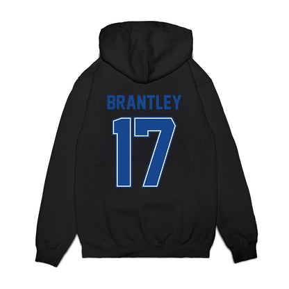 Boise State - NCAA Football : Logan Brantley - Vintage Helmet Premium Hooded Sweatshirt-1