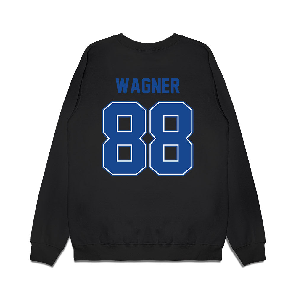 Boise State - NCAA Football : Matt Wagner - Vintage Helmet Premium Crewneck Sweatshirt-1