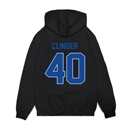 Boise State - NCAA Football : Ryker Clinger - Vintage Helmet Premium Hooded Sweatshirt-1