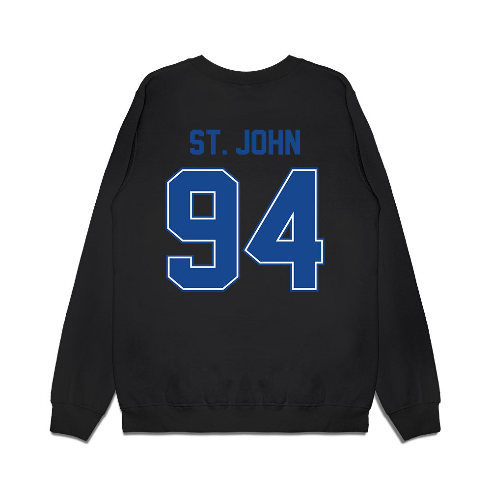 Boise State - NCAA Football : Paz St. John - Vintage Helmet Premium Crewneck Sweatshirt-1
