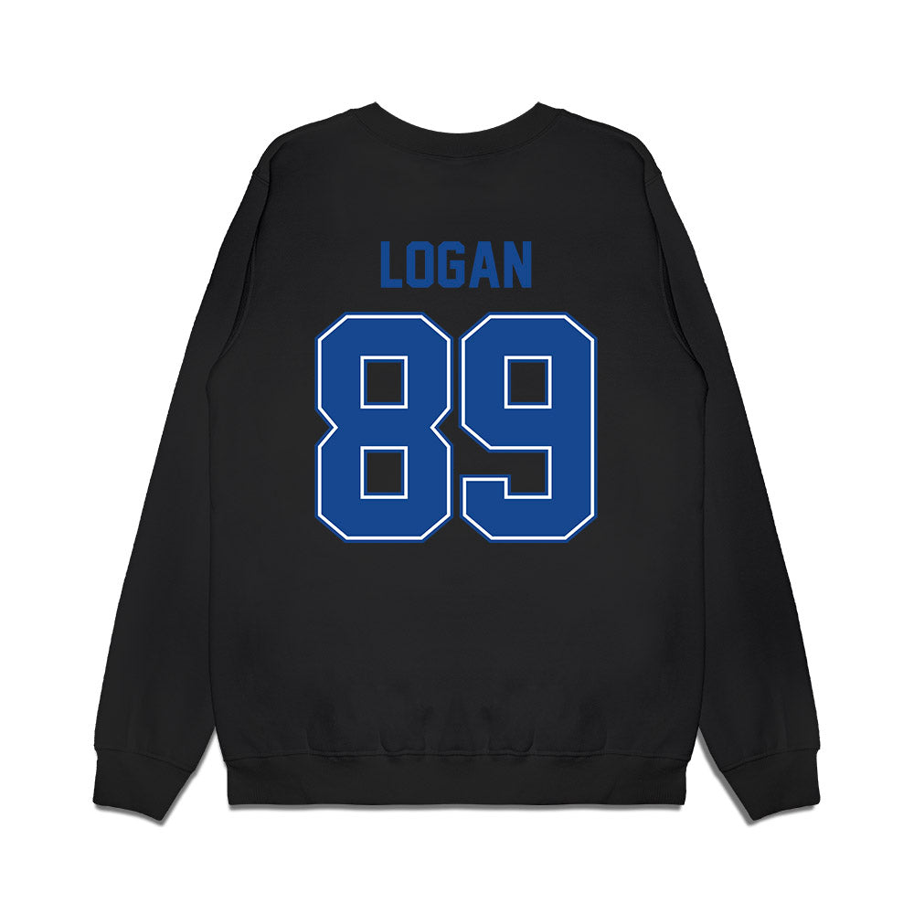 Boise State - NCAA Football : AJ Logan - Vintage Helmet Premium Crewneck Sweatshirt-1