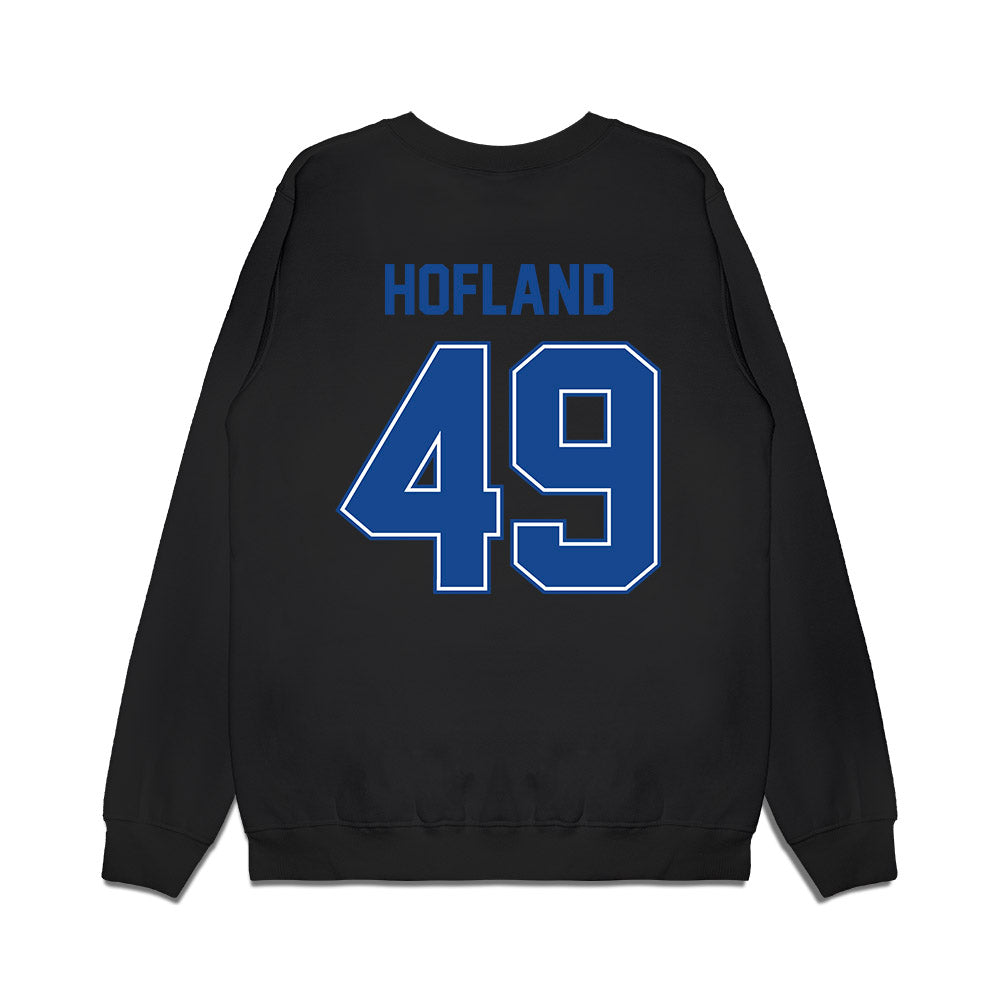 Boise State - NCAA Football : Beckham Hofland - Vintage Helmet Premium Crewneck Sweatshirt-1