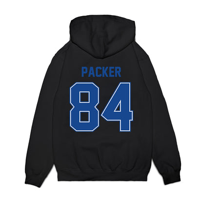 Boise State - NCAA Football : Gavin Packer - Vintage Helmet Premium Hooded Sweatshirt-1