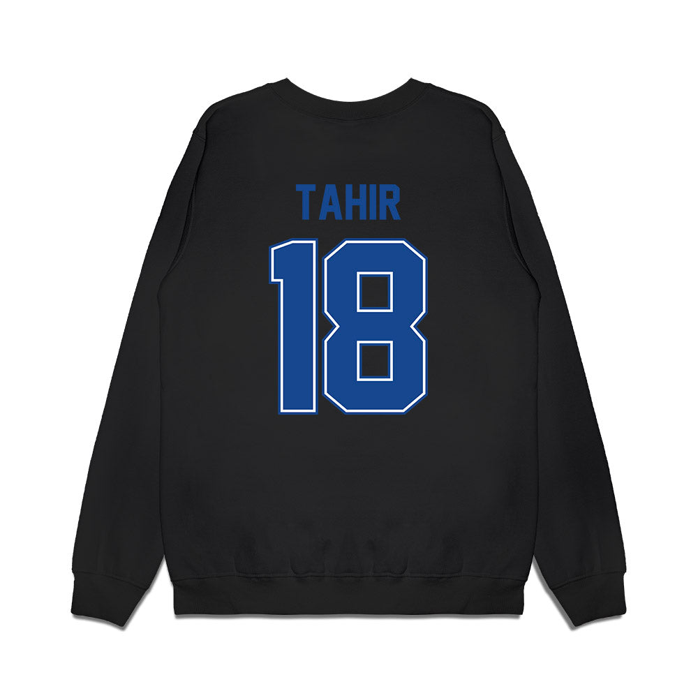 Boise State - NCAA Football : Gabe Tahir - Vintage Helmet Premium Crewneck Sweatshirt-1