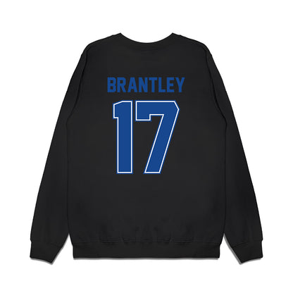 Boise State - NCAA Football : Logan Brantley - Vintage Helmet Premium Crewneck Sweatshirt-1