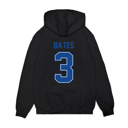 Boise State - NCAA Football : Cameron Bates - Vintage Helmet Premium Hooded Sweatshirt-1