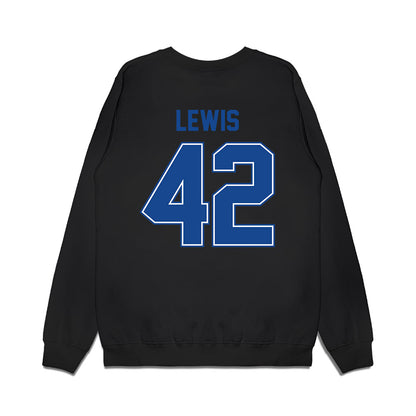 Boise State - NCAA Football : Zyhaire Lewis - Vintage Helmet Premium Crewneck Sweatshirt-1