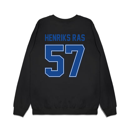 Boise State - NCAA Football : Gustaf Henriks Ras - Vintage Helmet Premium Crewneck Sweatshirt-1