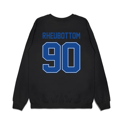 Boise State - NCAA Football : Drew Rheubottom - Vintage Helmet Premium Crewneck Sweatshirt-1