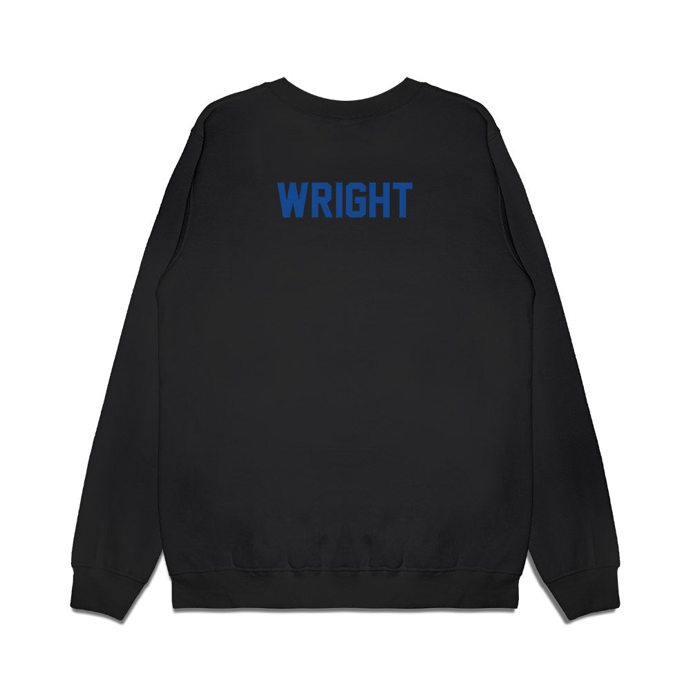 Boise State - NCAA Football : Akeem Wright - Vintage Helmet Premium Crewneck Sweatshirt-1