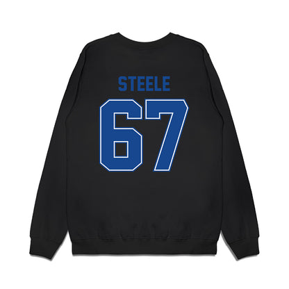 Boise State - NCAA Football : Jason Steele - Vintage Helmet Premium Crewneck Sweatshirt-1